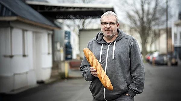 Markus mit Brot
